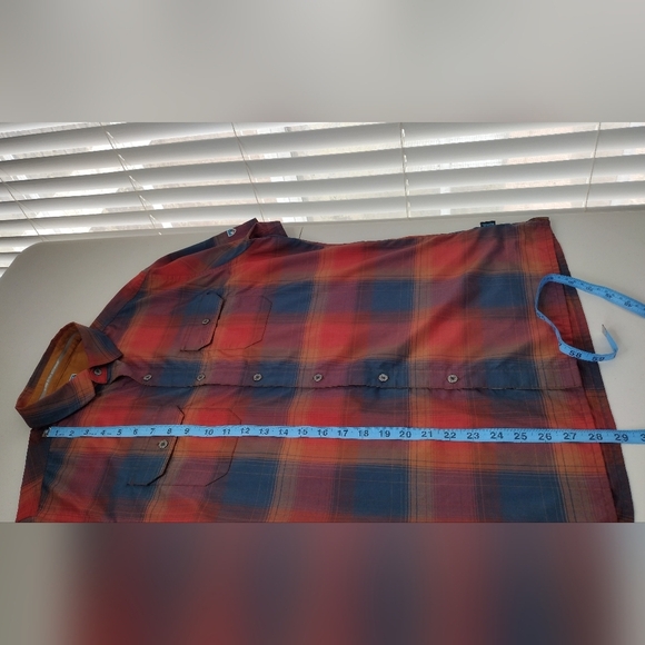 Kuhl Men's Plaid Outdoors Hiking Comfort Fit Casual Button Down Shirt Sz M - Picture 13 of 16